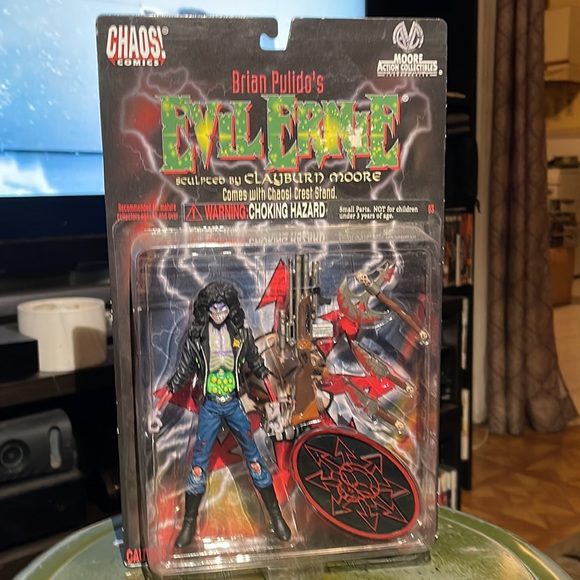 CHAOS! COMICS 1997 BRIAN PULIDO’S 🔥EVIL ERNIE🔥 Sculptor Clayburn Moore VTG ☠️ - Picture 5 of 15